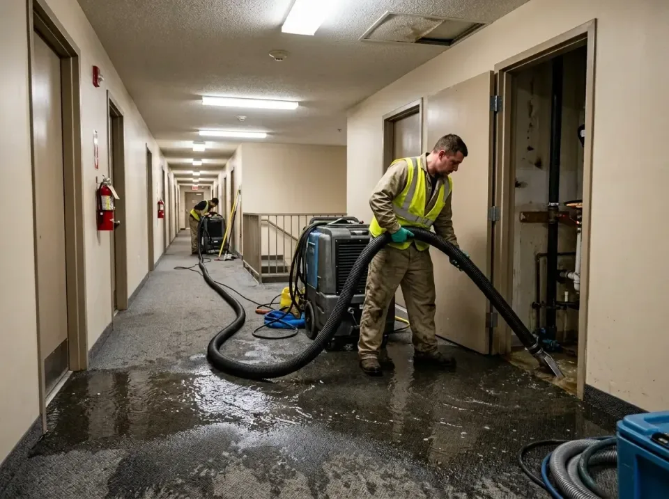 multi-unit-apartment-hallway-f-005 — frequently asked questions, Emergency Burst Pipe Water Extraction & Removal in Cherry H…